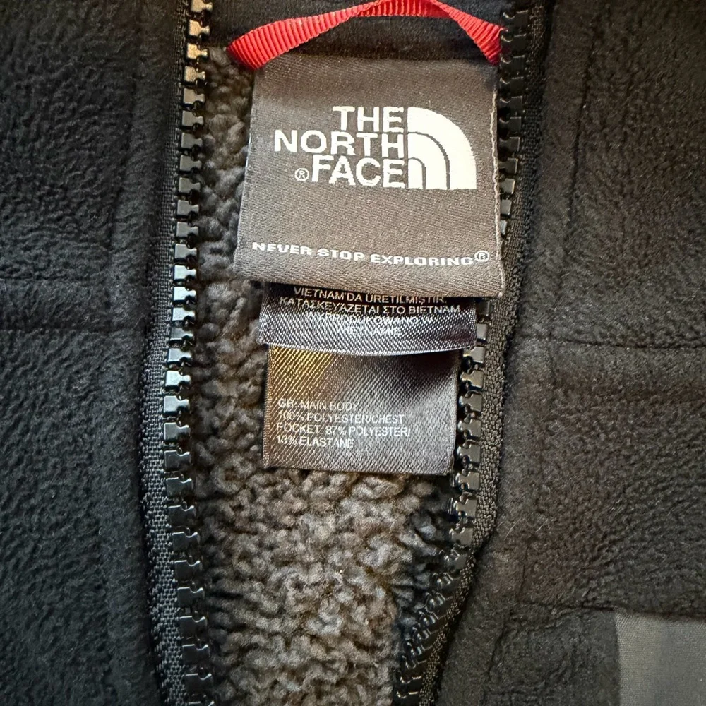 The‎ North Face Men’s Chimborazo Full Zip Fleece Jacket Size Large Black Gray